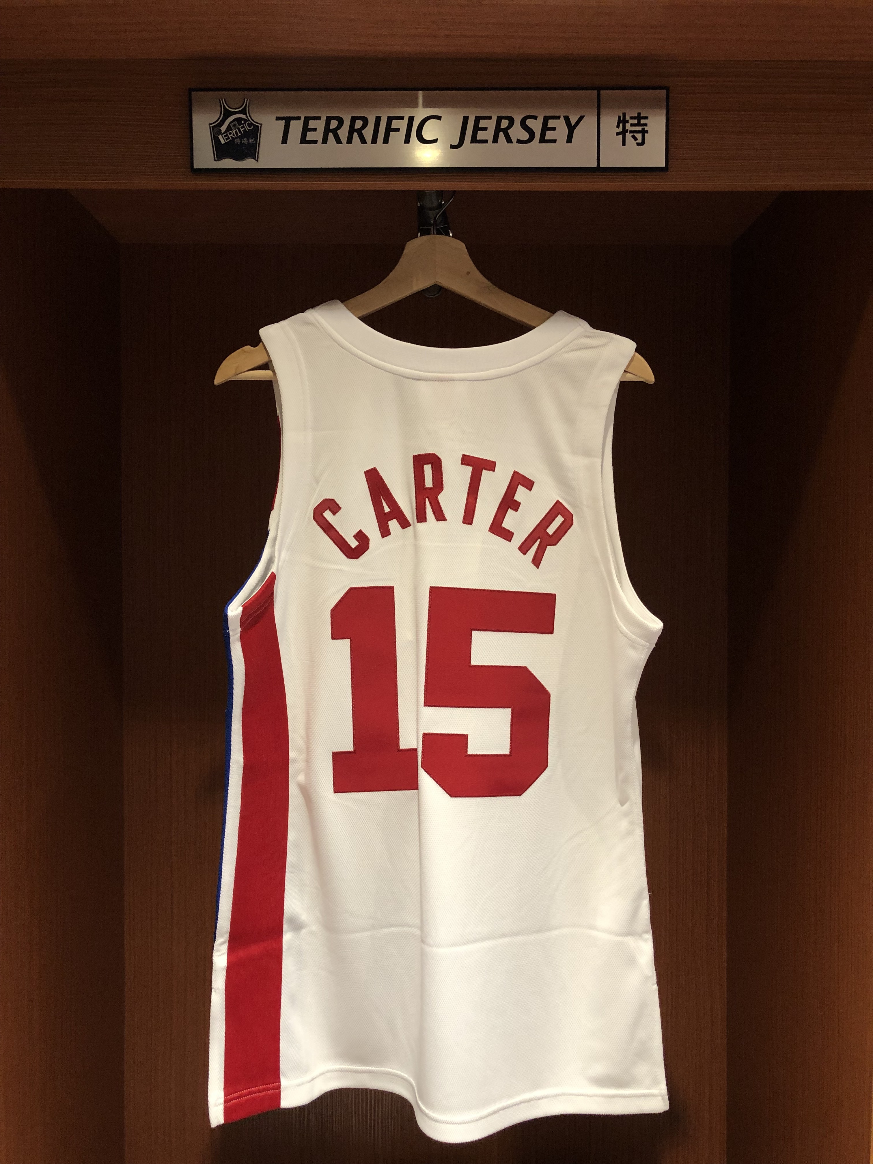 NBA球衣 Vince Carter 紐澤西籃網 05-06白 籃網白星 M&N Authentic 球員版 電繡 全新