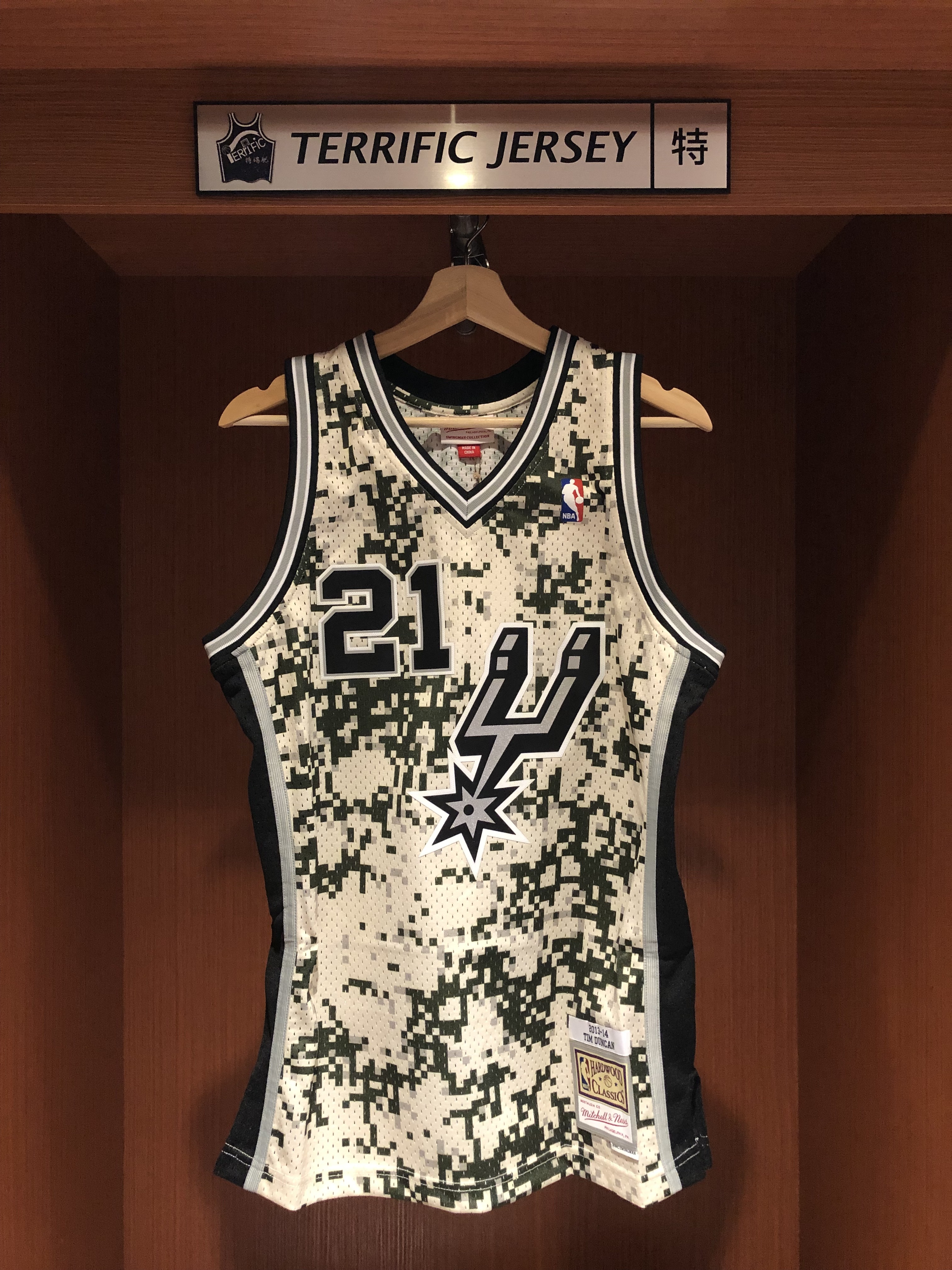 NBA球衣 Tim Duncan 聖安東尼奧馬刺 13-14迷彩 沙漠迷彩 M&N Swingman 球迷版 熱轉印 全新