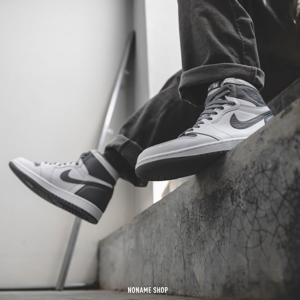 NIKE AIR JORDAN 1 Retro High OG " Stealth " 高筒 灰白