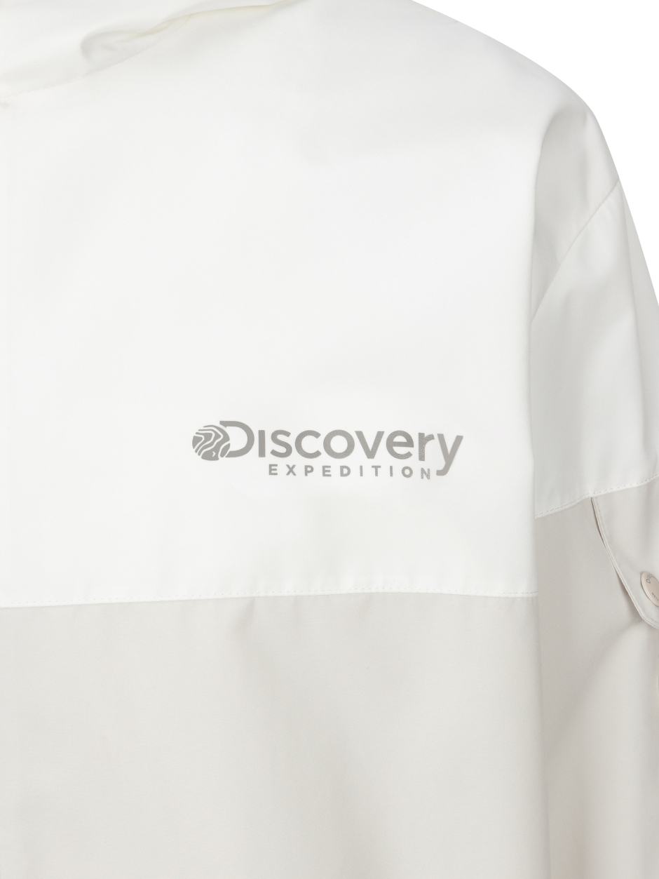 Discovery gore-tex 拼色外套 夾克 登山 造型 機能  白色 男
