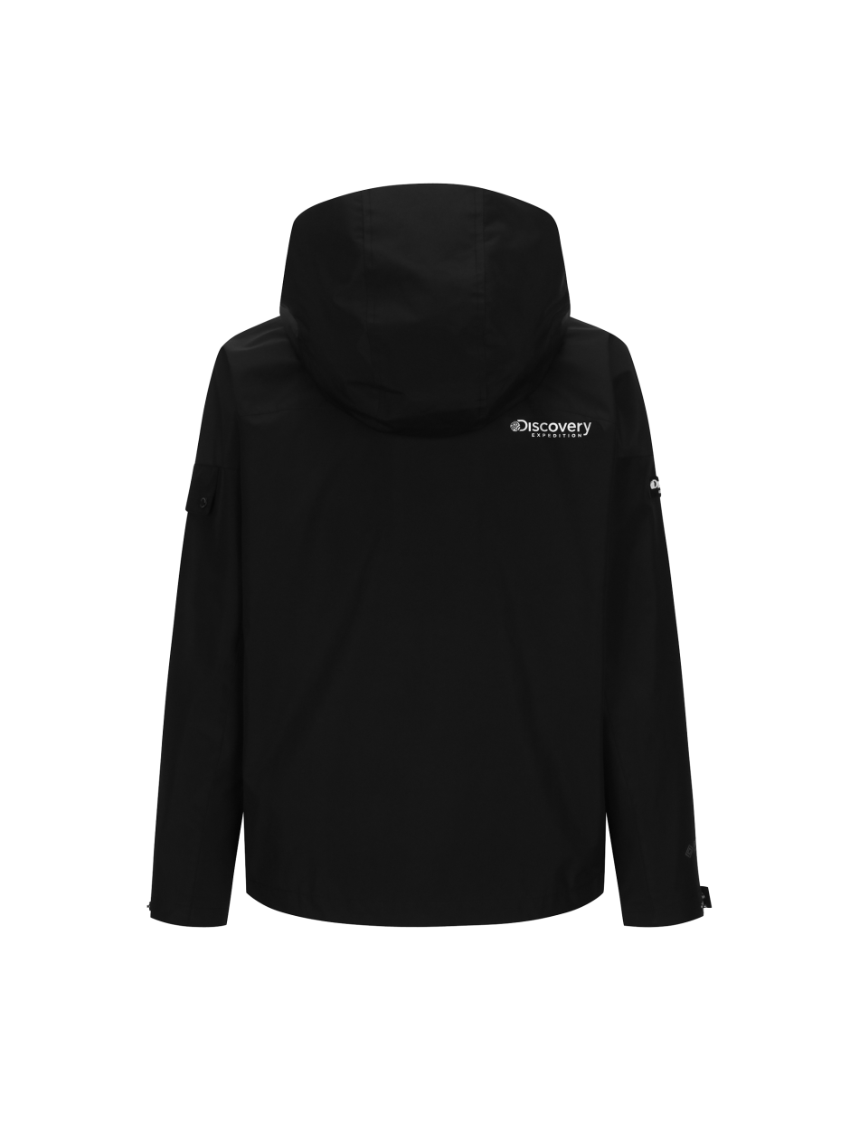 Discovery gore-tex 口袋LOGO 外套 夾克 登山 黑色 男