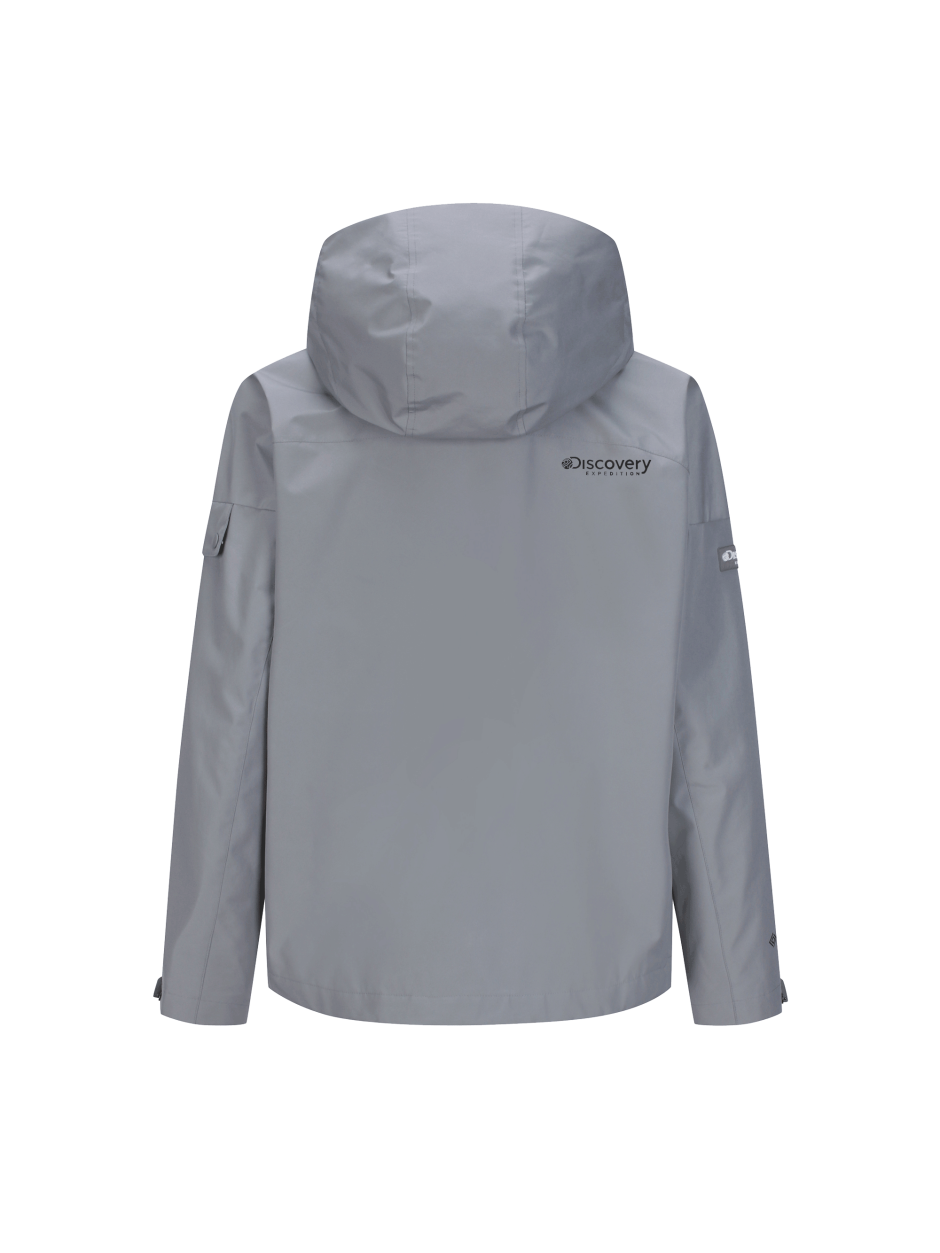 Discovery gore-tex 口袋LOGO 外套 夾克 登山 鐵灰 男