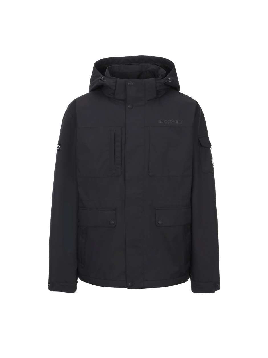 Discovery Mountain Cook 外套 夾克 多口袋 黑色 男