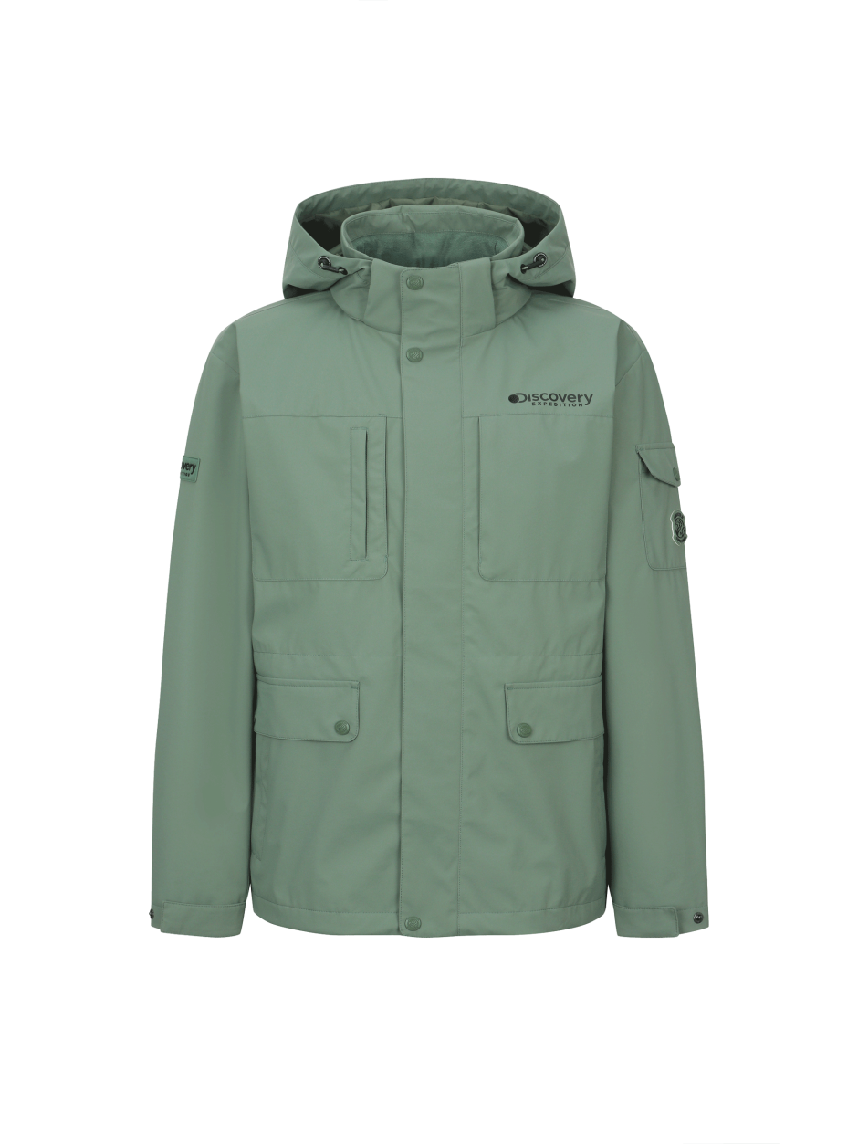 Discovery Mountain Cook 外套 夾克 多口袋 綠色 男