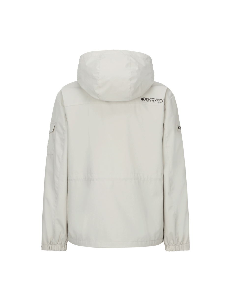 Discovery Mountain Cook 外套 夾克 多口袋 白色 男