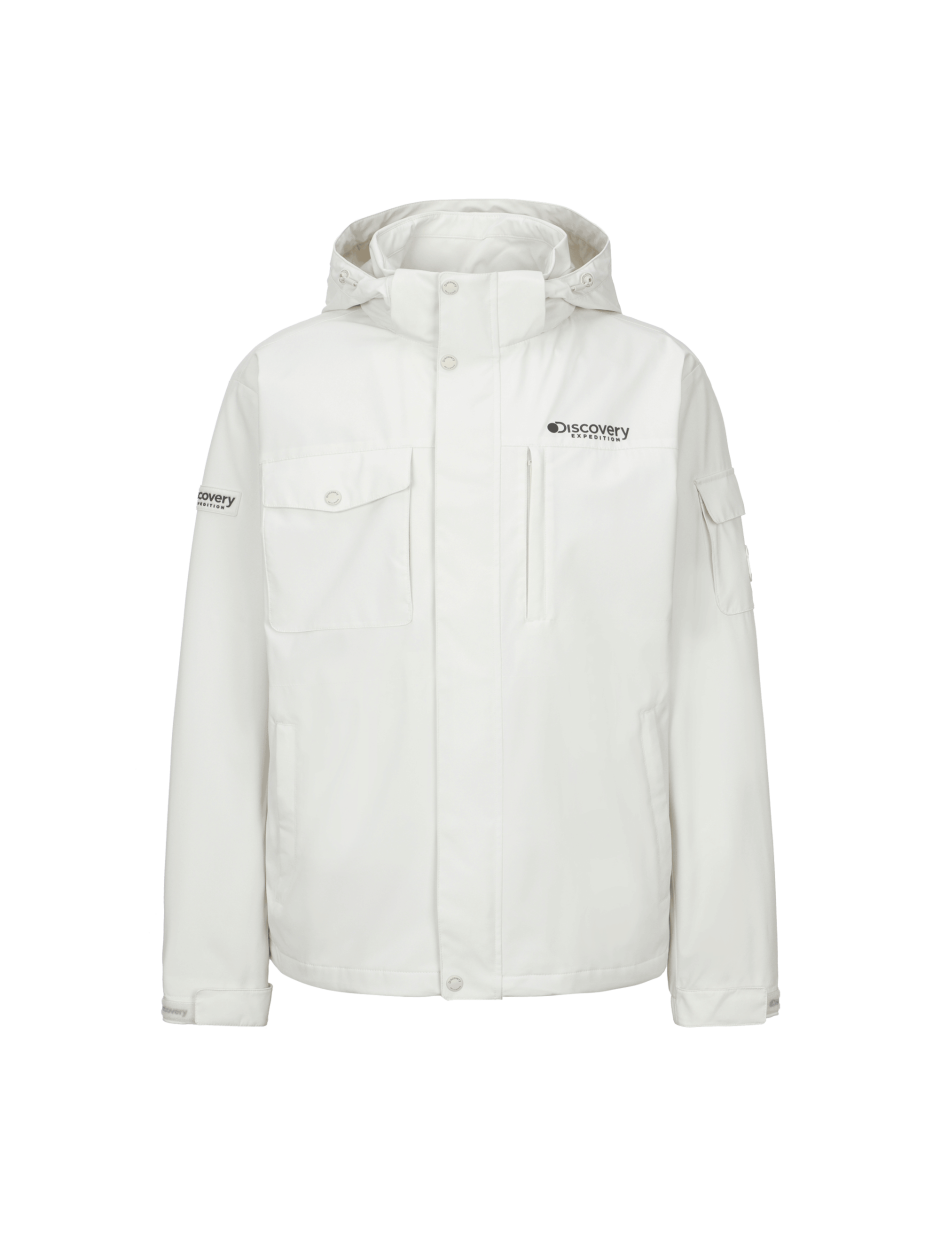 Discovery James Cook 外套 夾克 防風 白色 男