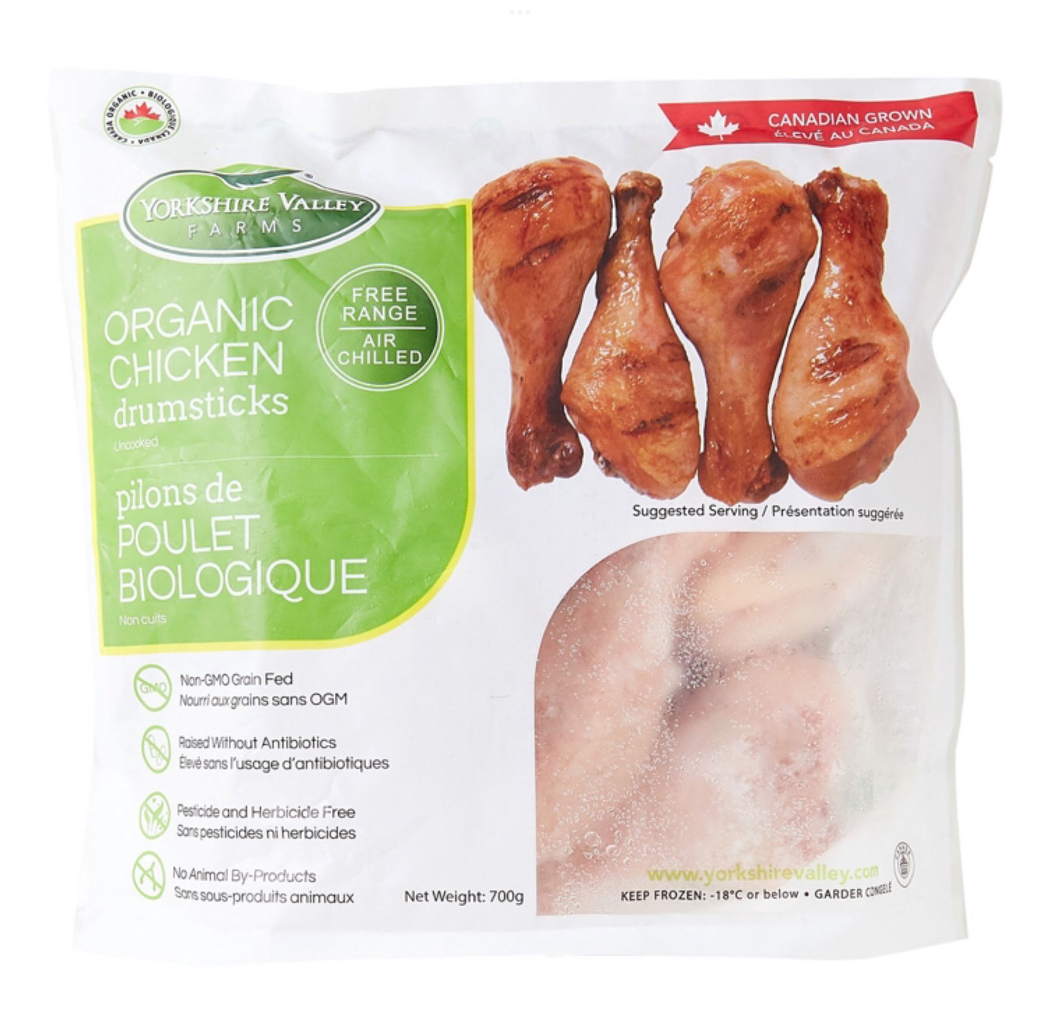 YORKSHIRE VALLEY FARMS - 加拿大有機雞下脾 (700g)