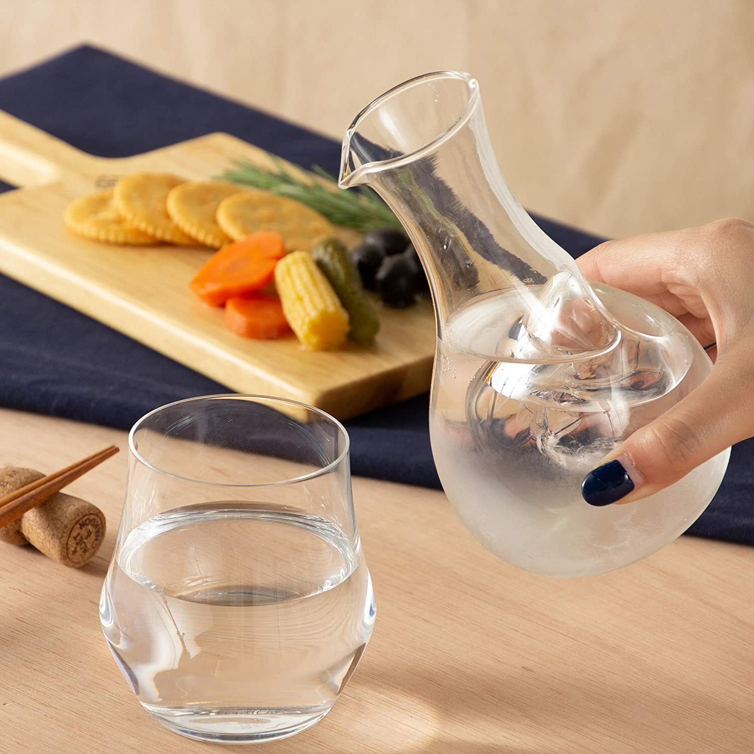 丸モ高木陶器 法式水壺型清酒壺 (大)