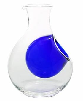 丸モ高木陶器 法式水壺型清酒壺 (藍) (小)