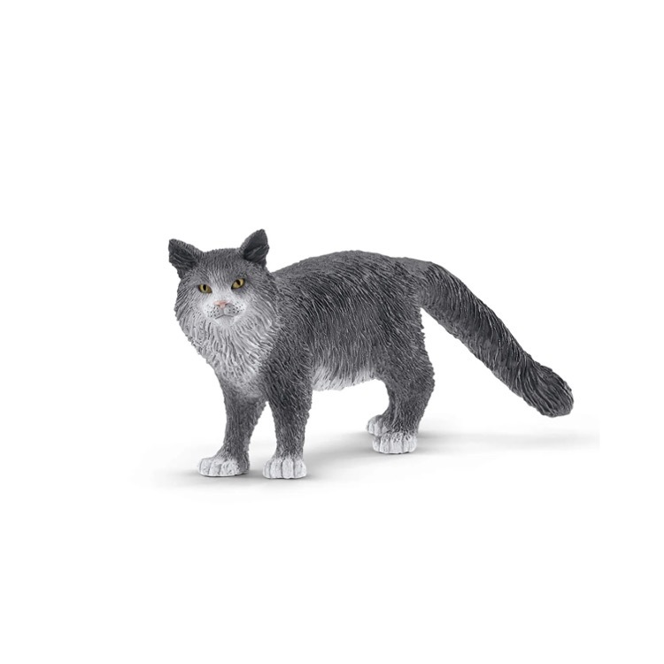 Maine Coon Cat, Schleich, SC13893
