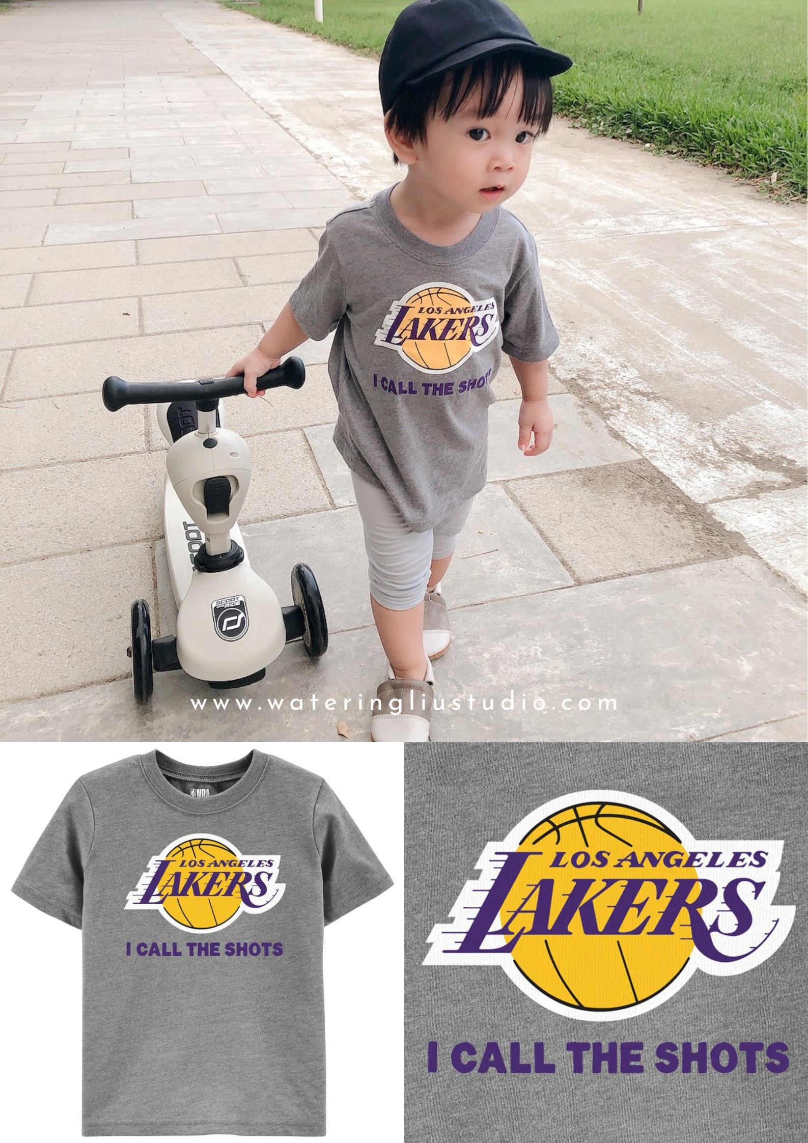 【預購】【口水款】美國Carter's NBA聯名上衣 - 湖人隊