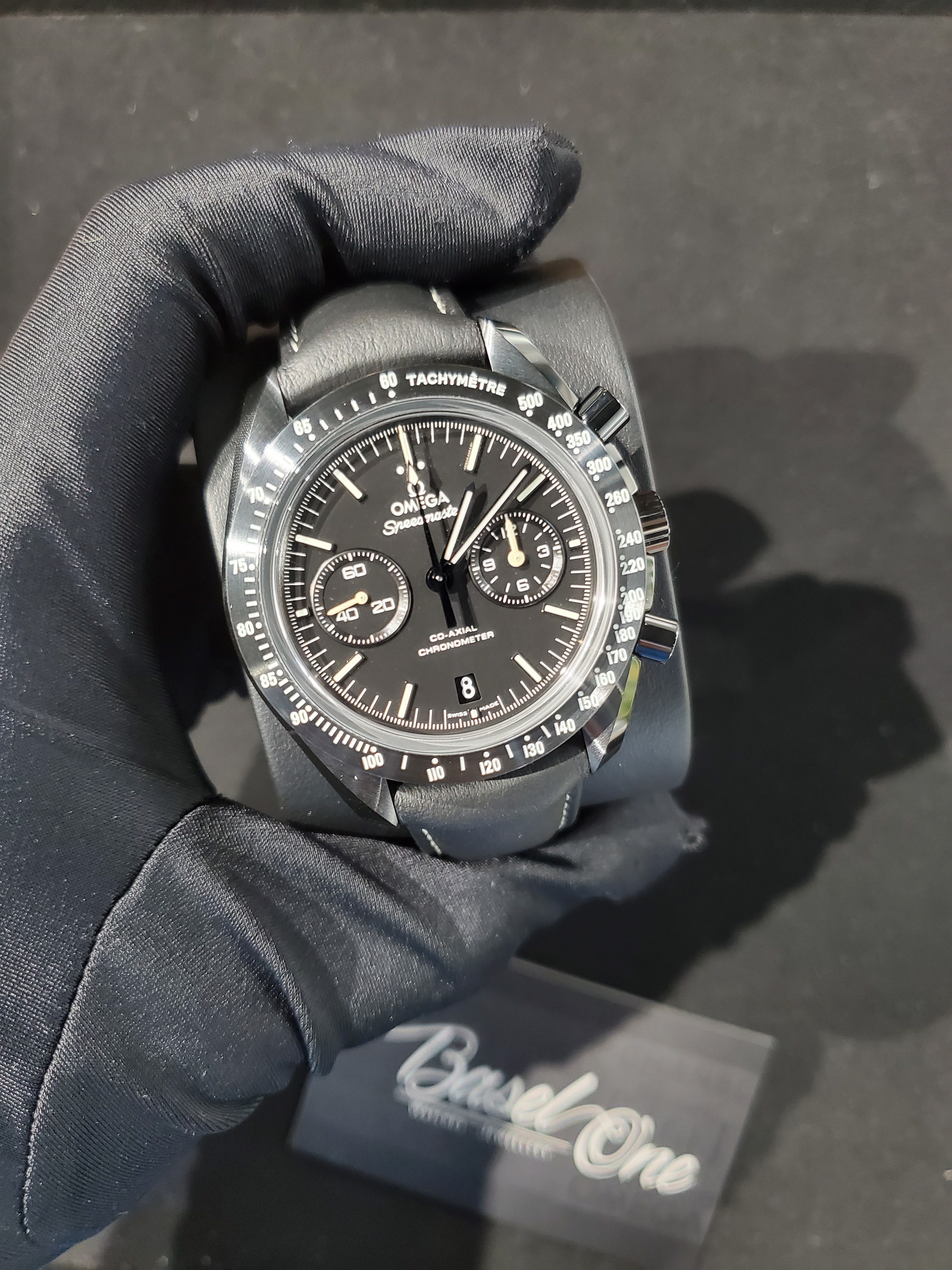Discontinued BRAND NEW OMEGA SPEEDMASTER 311.92.44.51.01.004 31192445101004 BLACK DIAL CERAMIC PITCH BLACK DARK SIDE OF THE MOON 44 MM