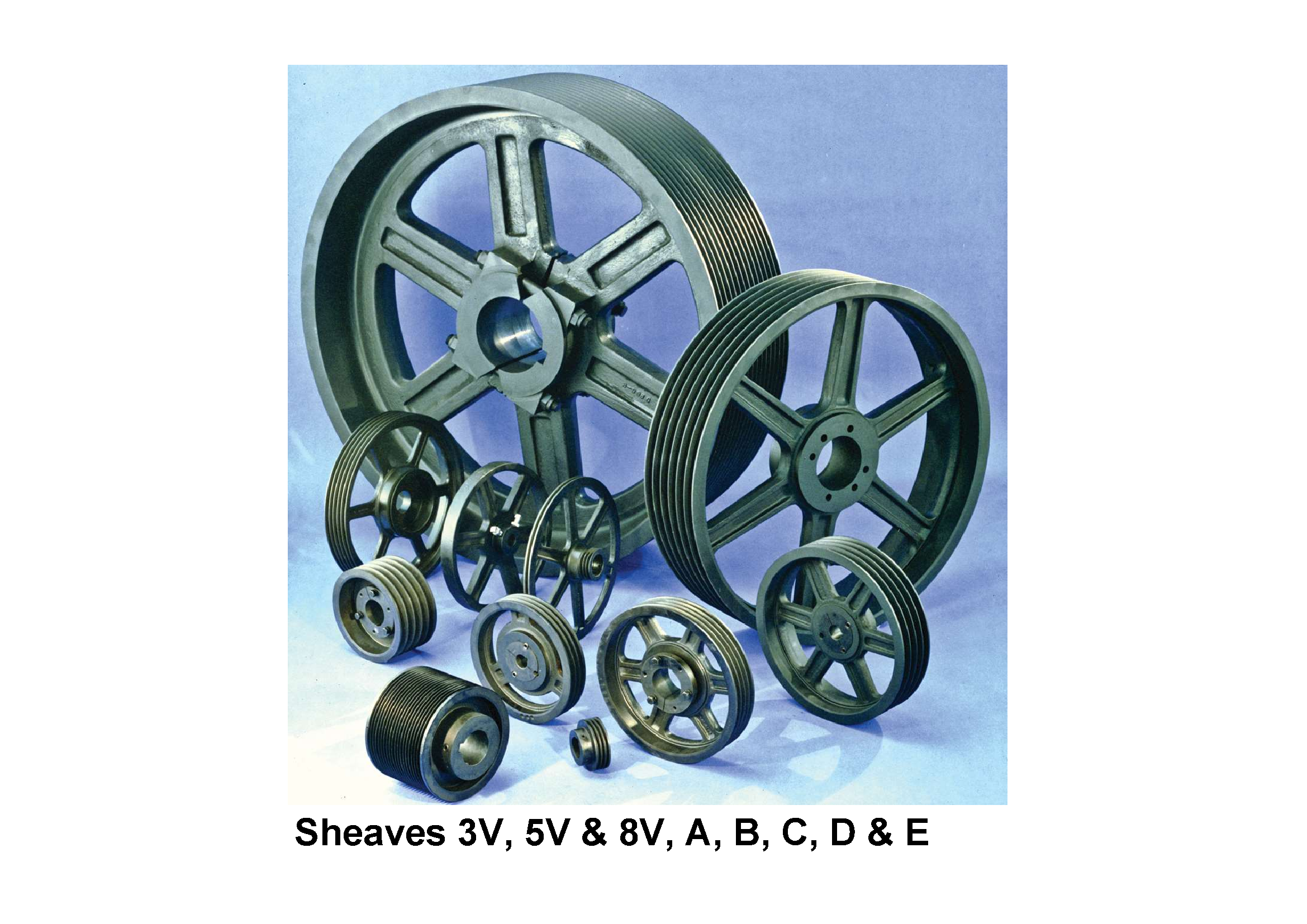 Taper Lock, QD & ST Bushing V-Belt Pulley