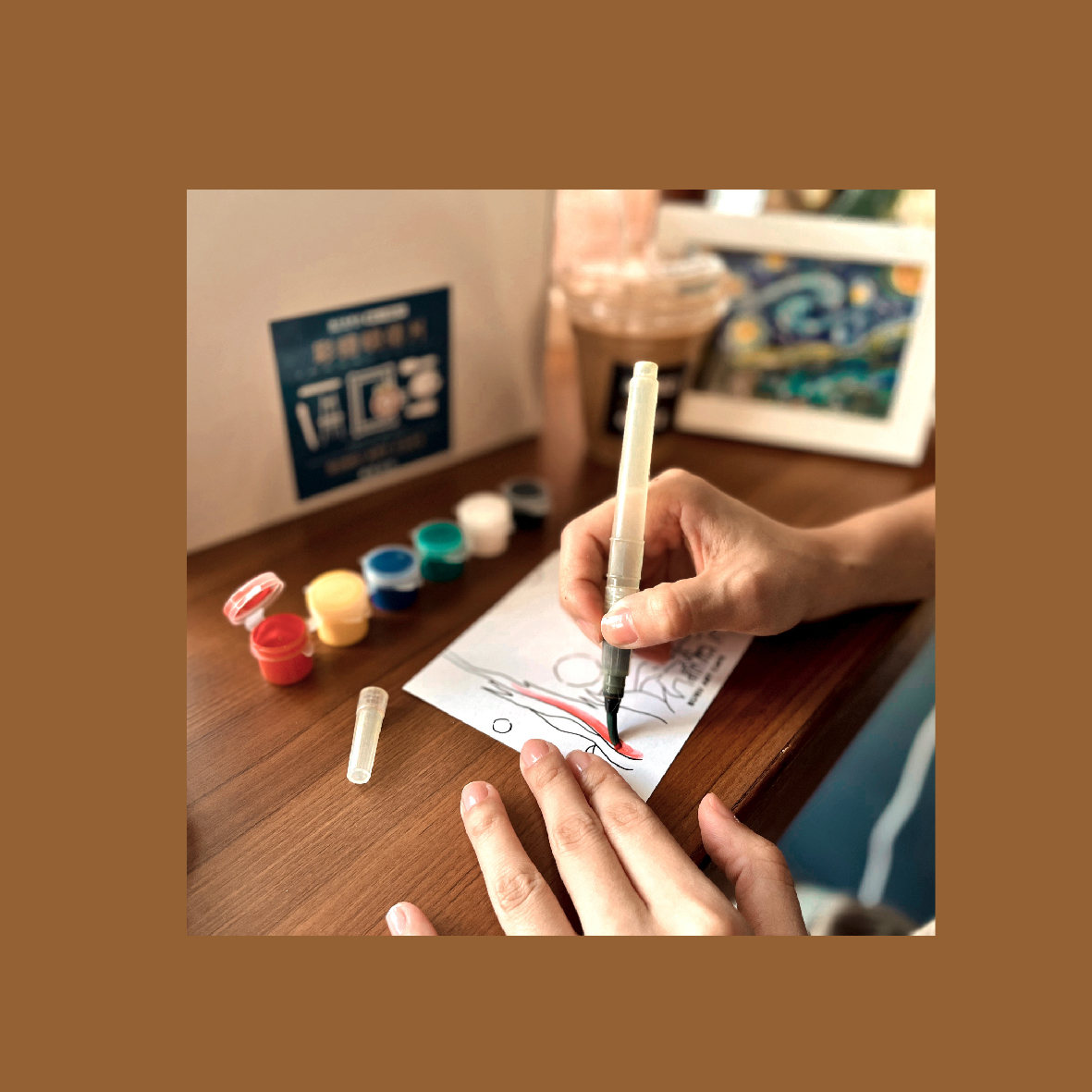 明信片彩繪組合-藝術家款