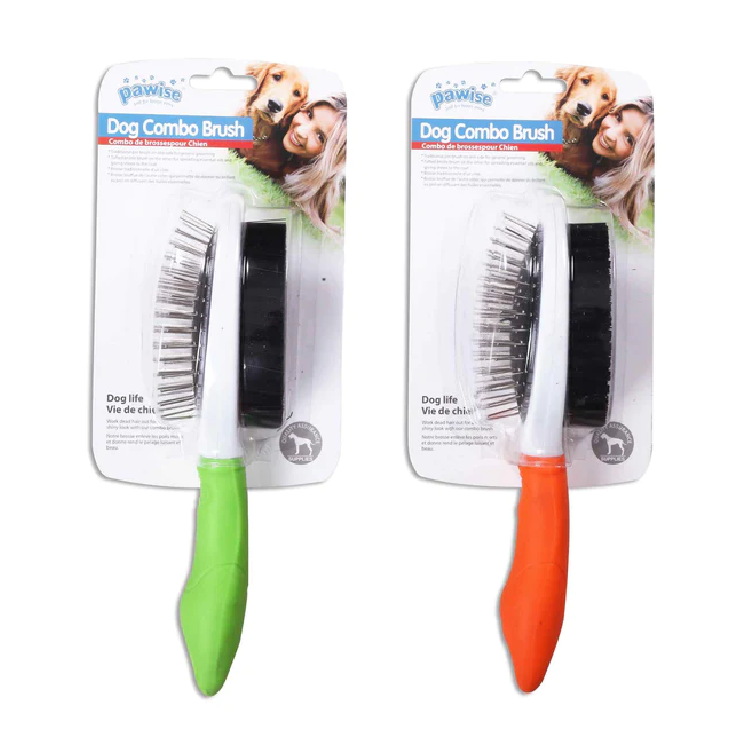 Pawise丨雙面美容刷（綠色/橙色）(NO.11464)