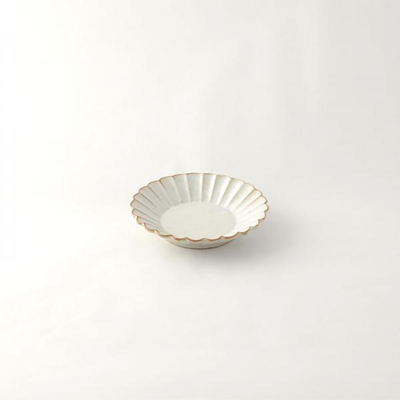 Barbarie Round 11cm Plate White | studio m'