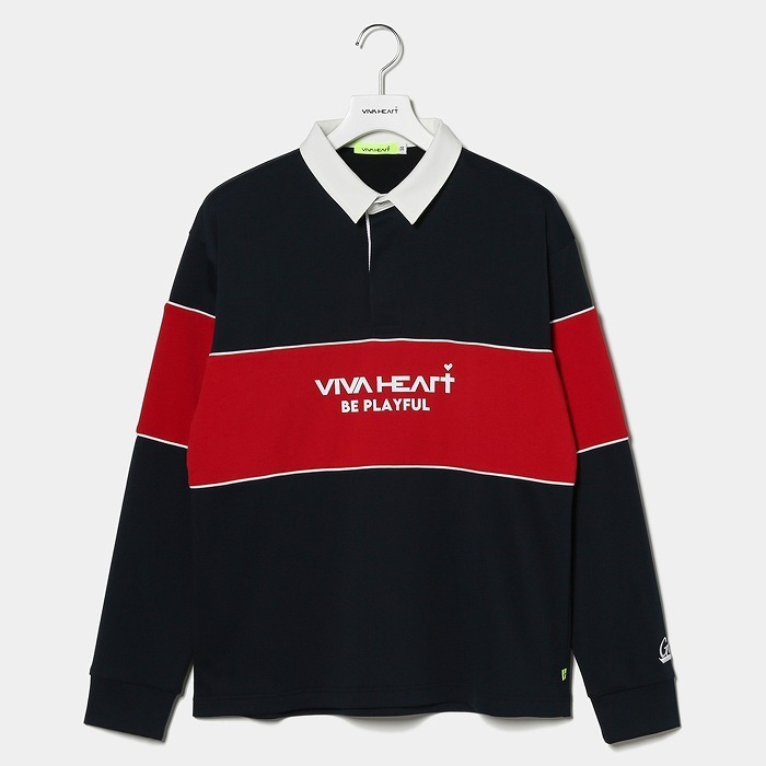 男士 DELTA 條紋長袖POLO衫