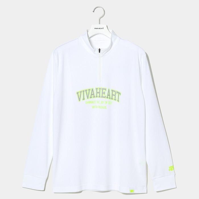 男士 彈力半拉鍊小高領長袖