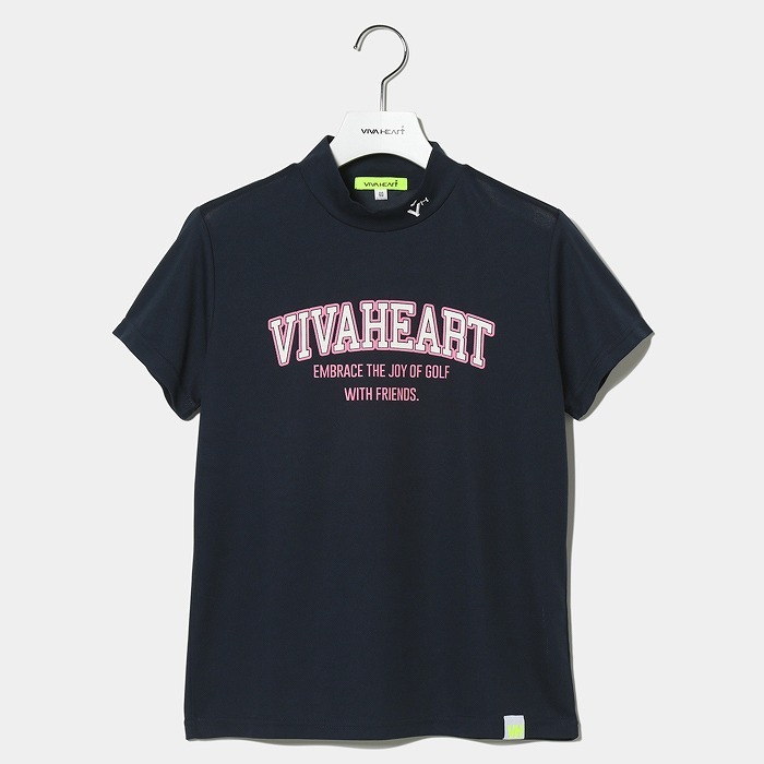 女士 彈力小高領短袖T恤