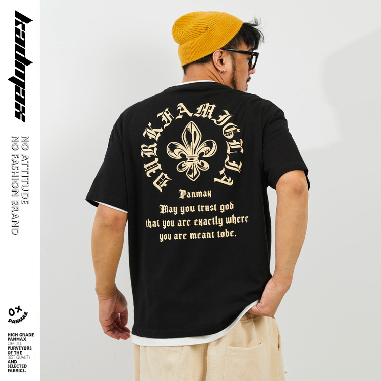 KADMAX大尺碼-潮牌短袖T恤〈BSTS0825〉