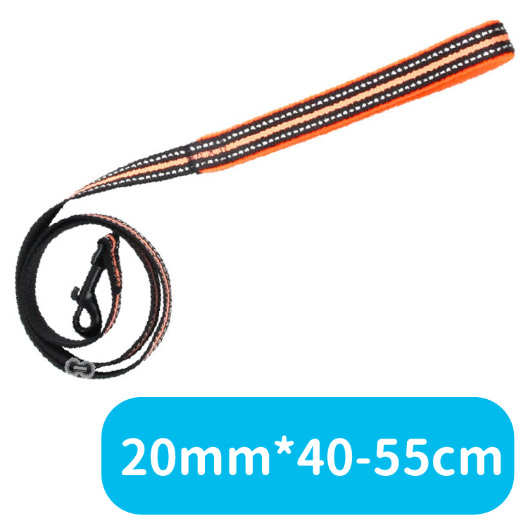 Pawise丨狗用反光頸帶-橙色(20mm*40-55cm) (NO.13162)