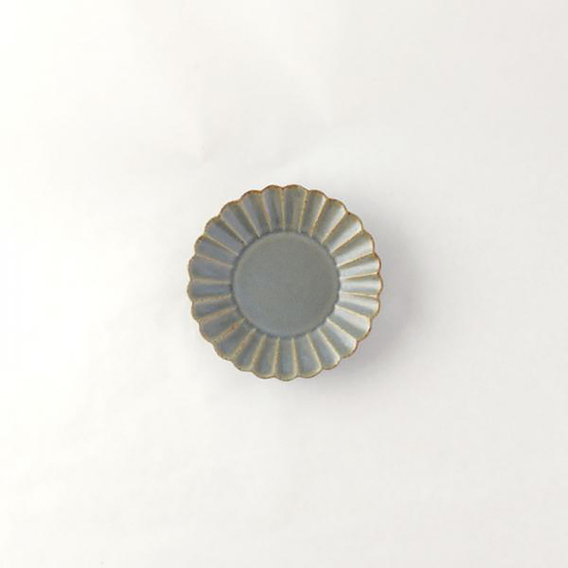 Barbarie Round 11cm Plate Grey | studio m'