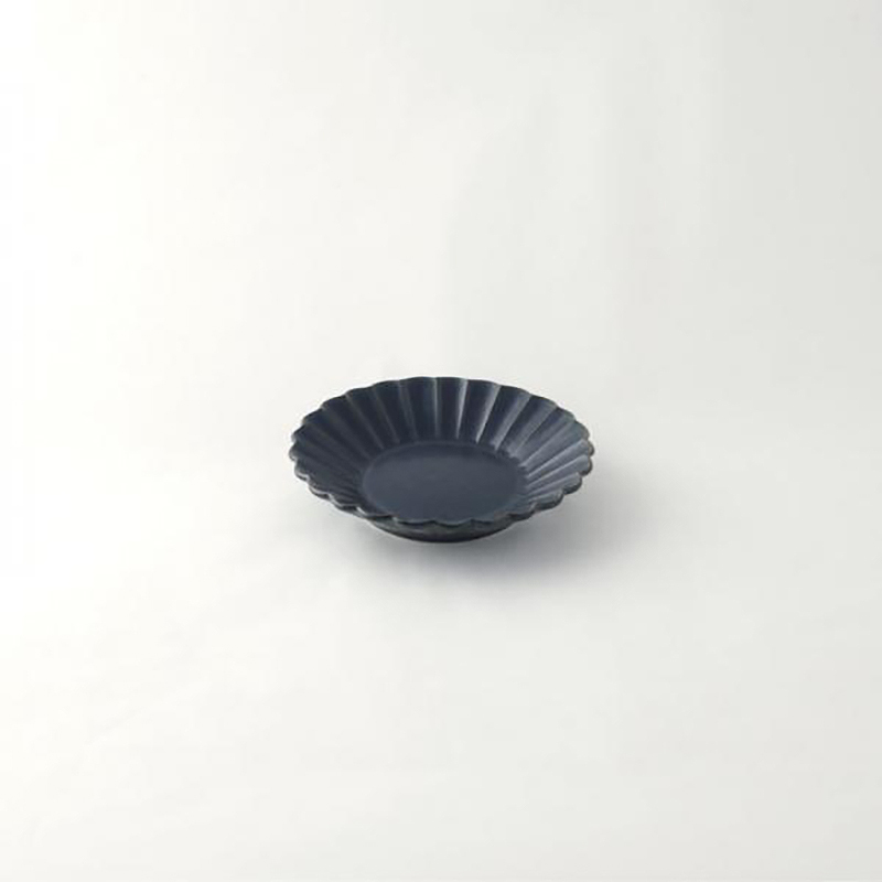 Barbarie Round 11cm Plate Dark blue | studio m'