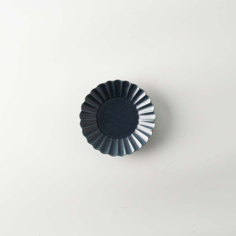 Barbarie Round 11cm Plate Dark blue | studio m'