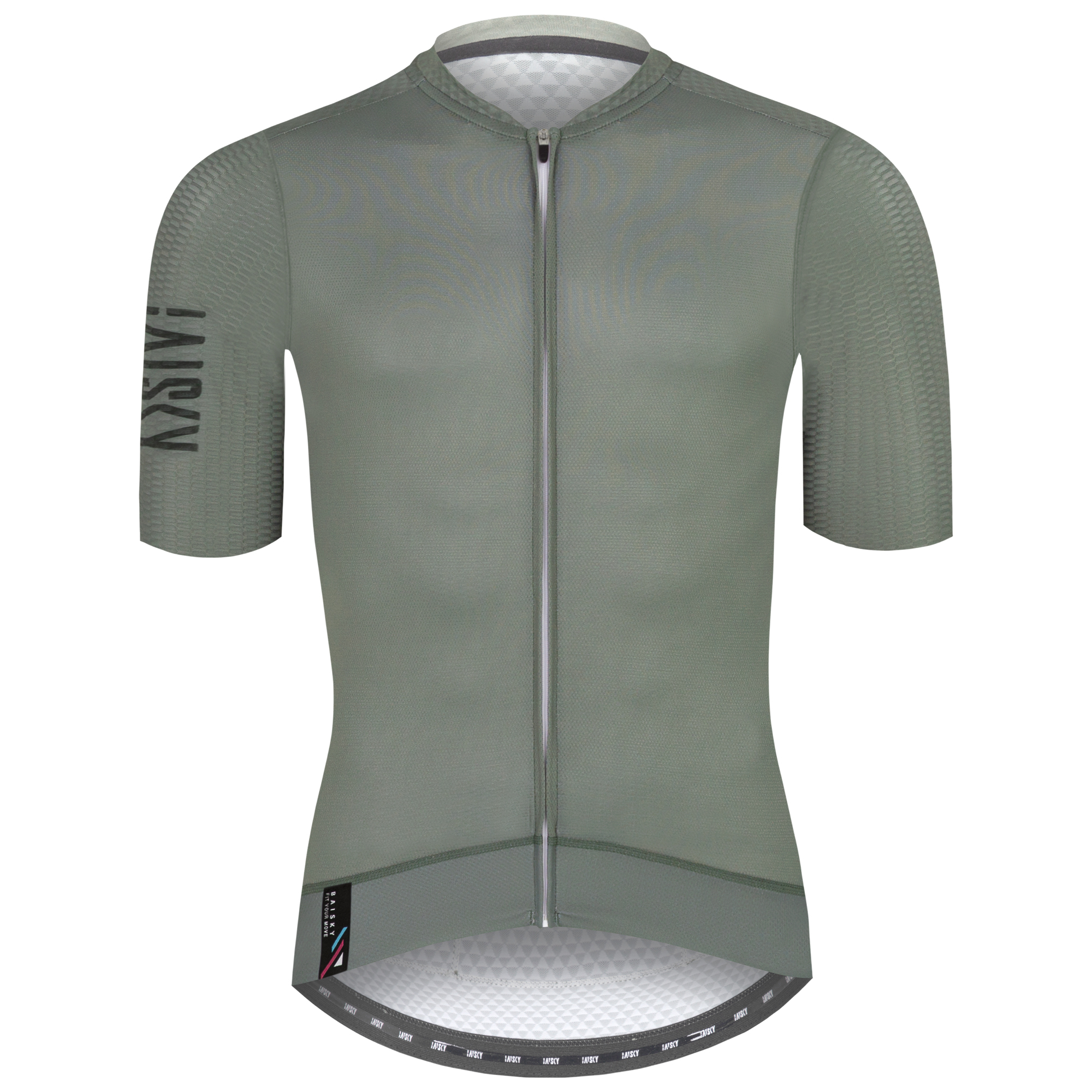 男款空力短車衣 潔淨III 灰綠