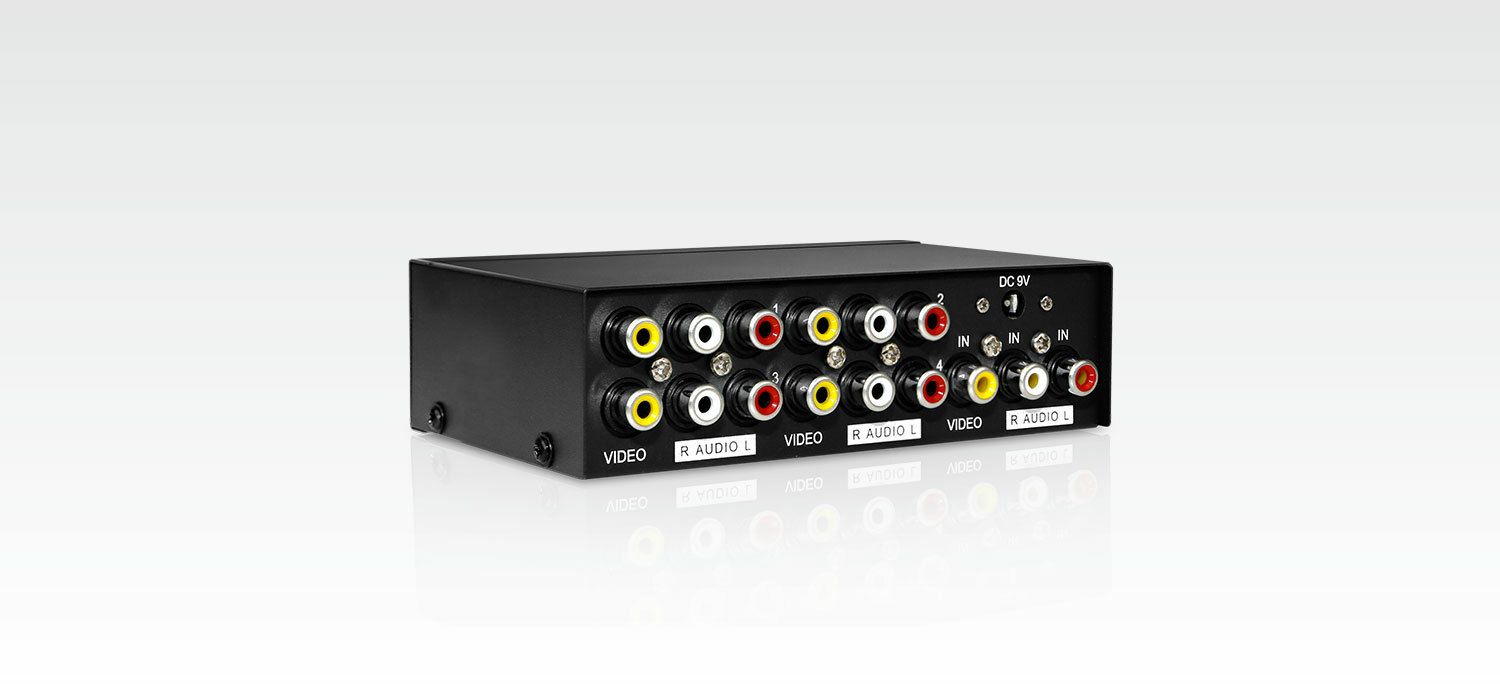 Uptech 登昌恆 VSW14 1進4出 AV 影音分配器