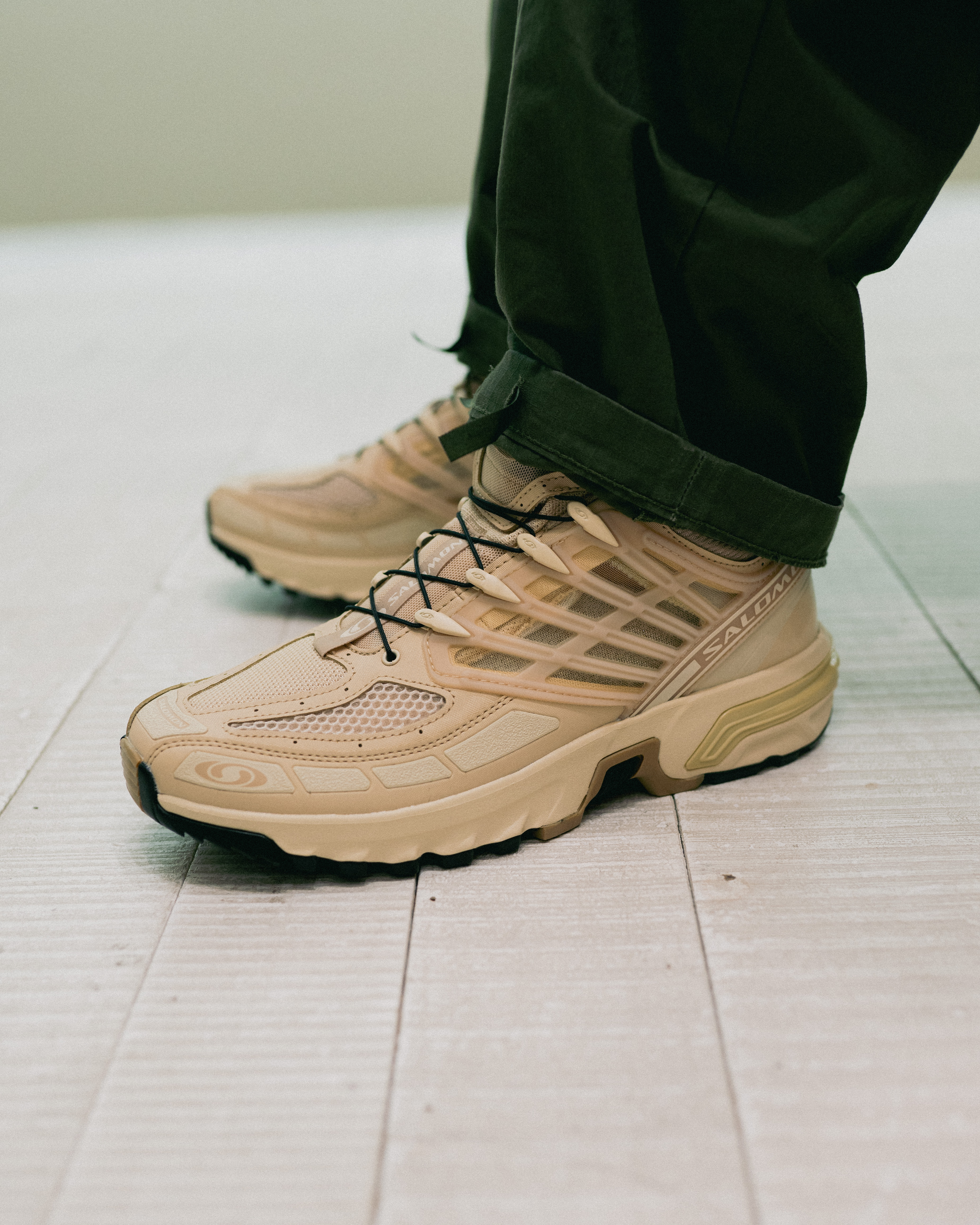 靴 SALOMON ACS PRO ADVANCED 470612 27cm Salomon Acs Pro Advanced 'Brown' 470612