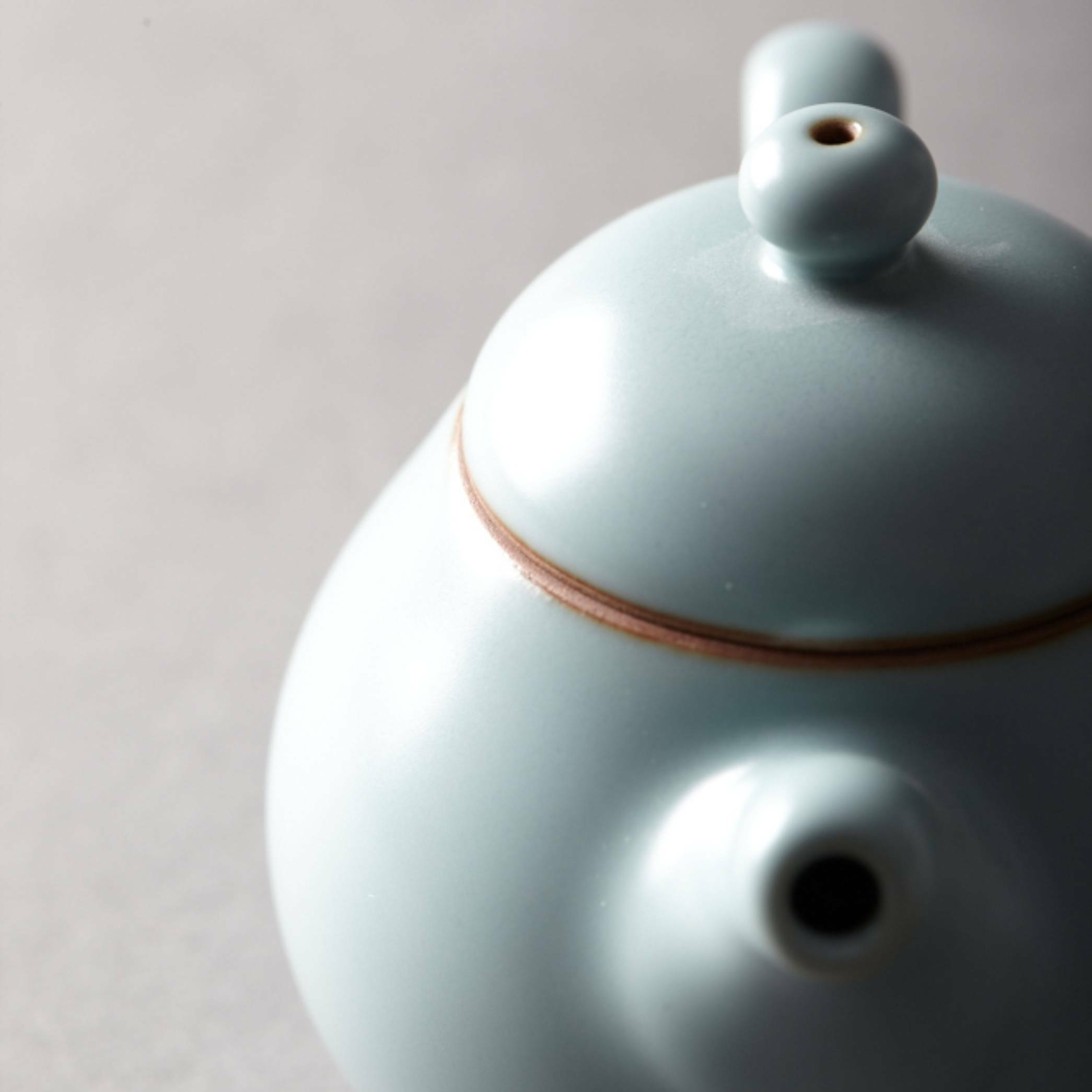 陶作坊│懷汝802壺_粉青_190ml 壺蓋