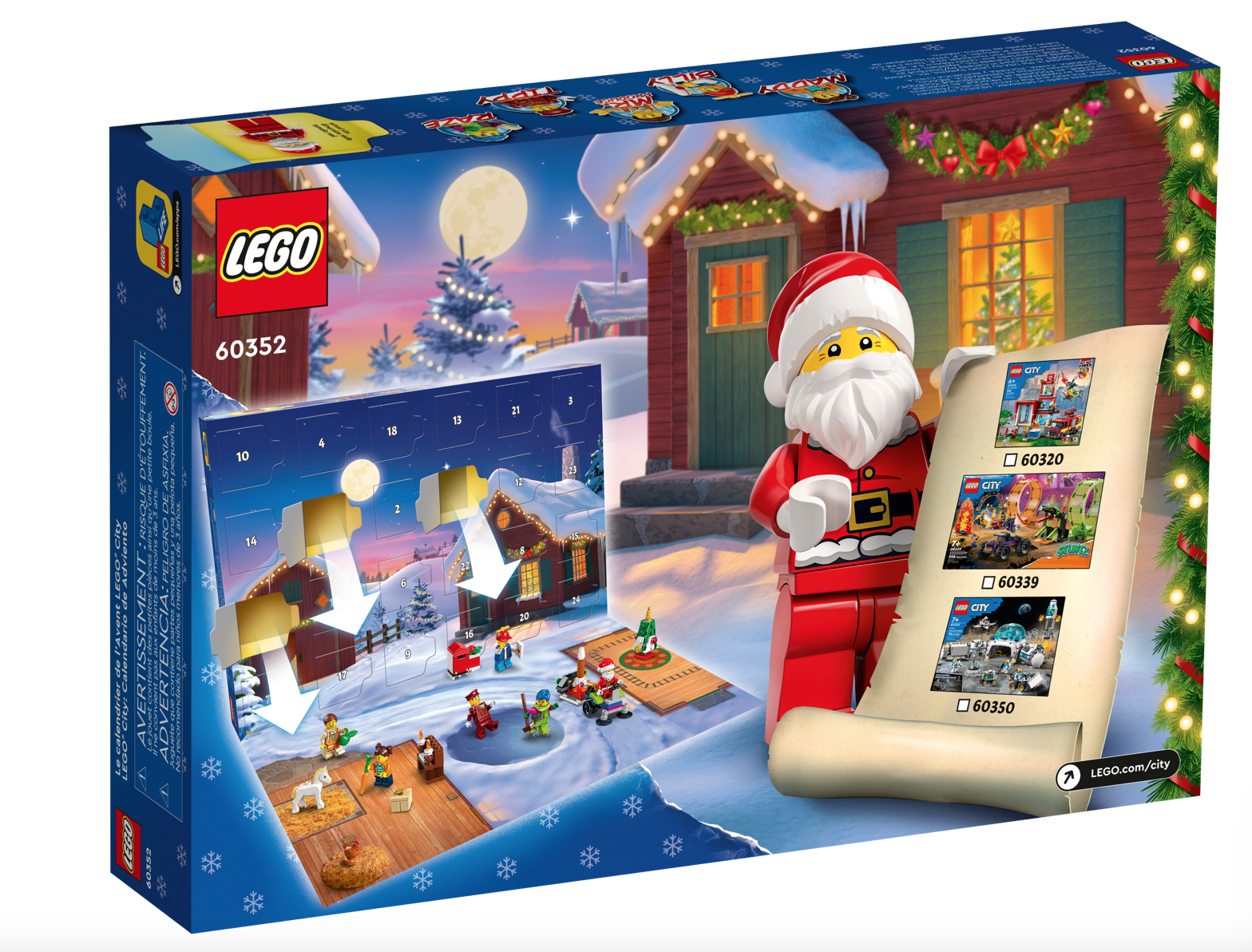 [飛米樂高積木磚賣店] LEGO 60352 City-城市驚喜月曆