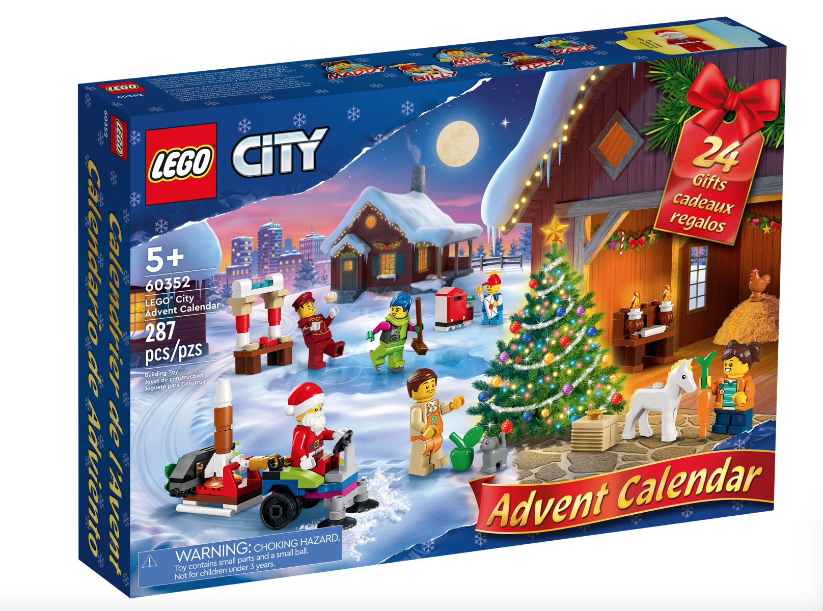 [飛米樂高積木磚賣店] LEGO 60352 City-城市驚喜月曆