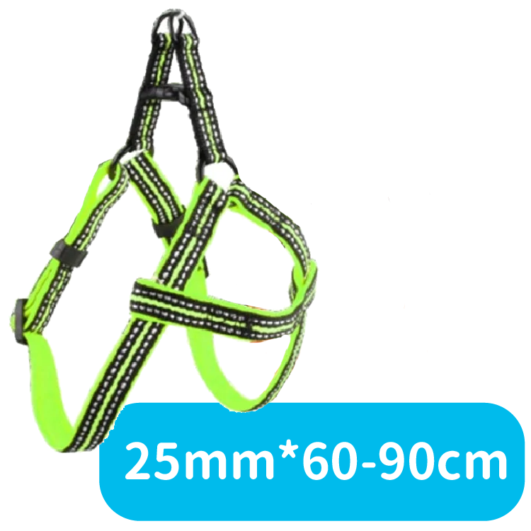 Pawise丨狗用反胸帶-綠色(25mm*60-90cm) (NO.13180)