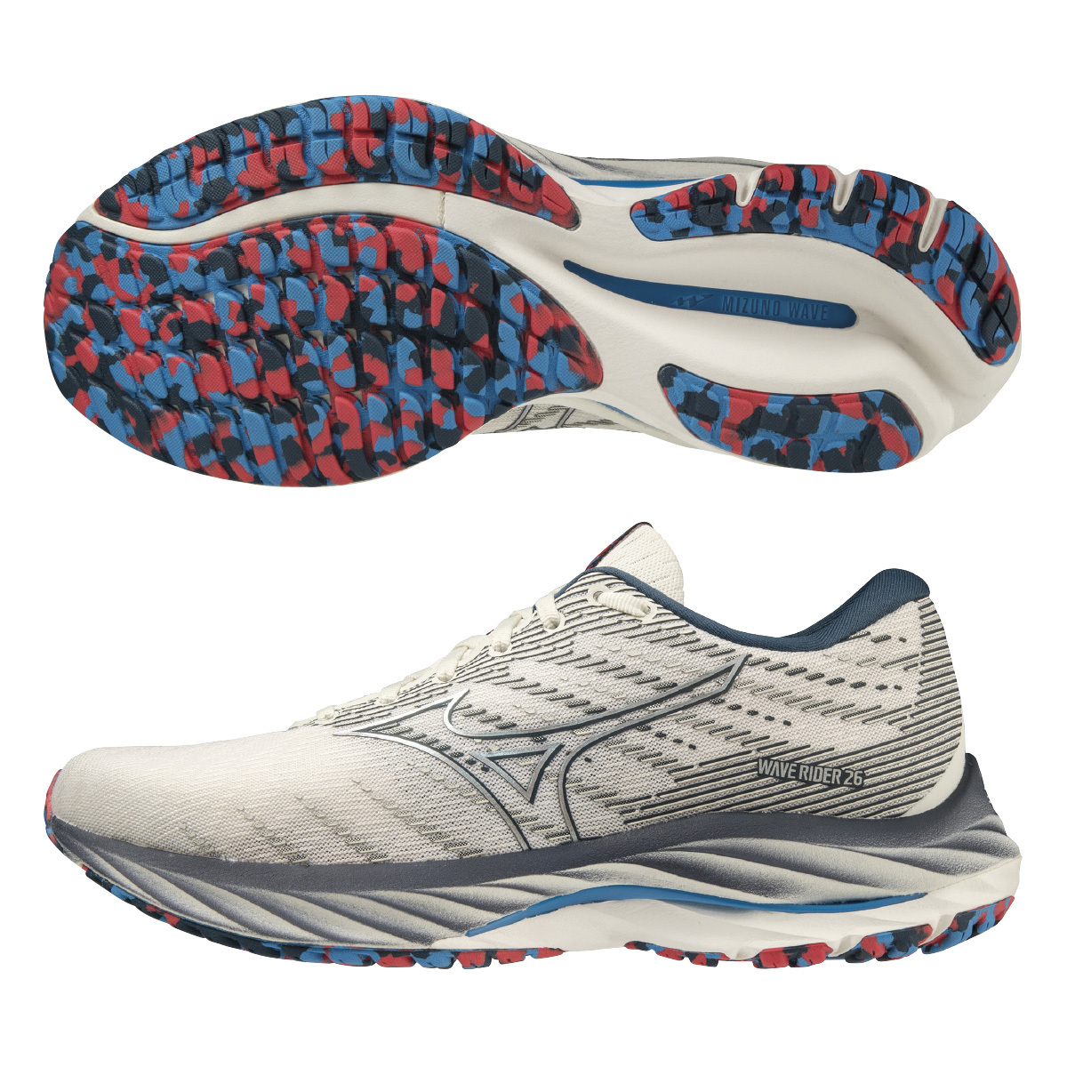 MIZUNO WAVE RIDER 26 SW 女生慢跑鞋 J1GD226521