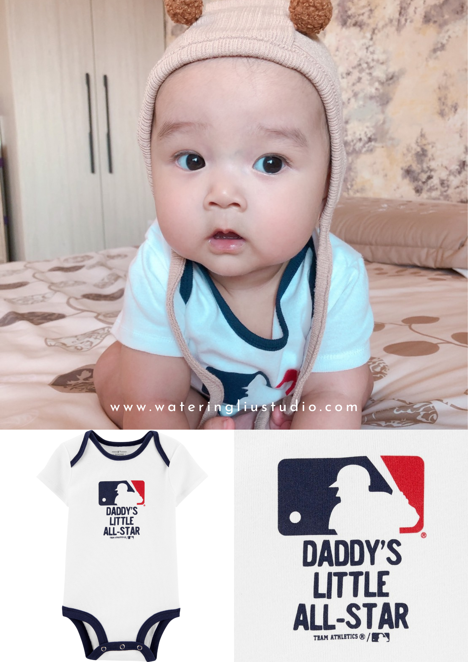 【預購】【口水款】美國Carter's MLB聯名包屁衣 - 美國職棒大聯盟