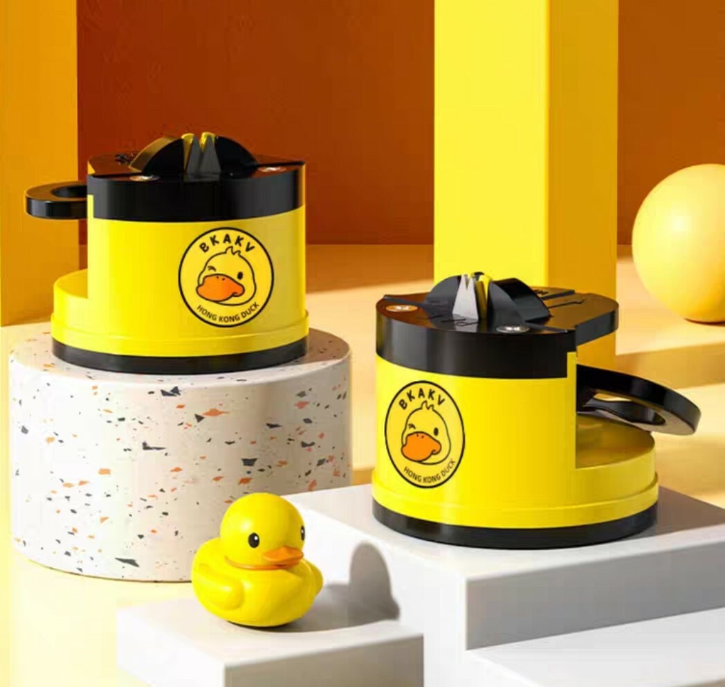 可愛小鴨吸盤式快速磨刀器