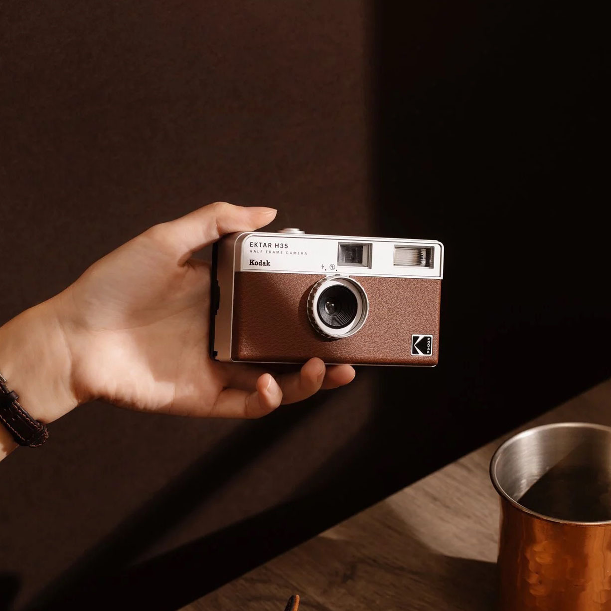 柯達 Kodak EKTAR H35 半格底片相機摩卡棕官方照