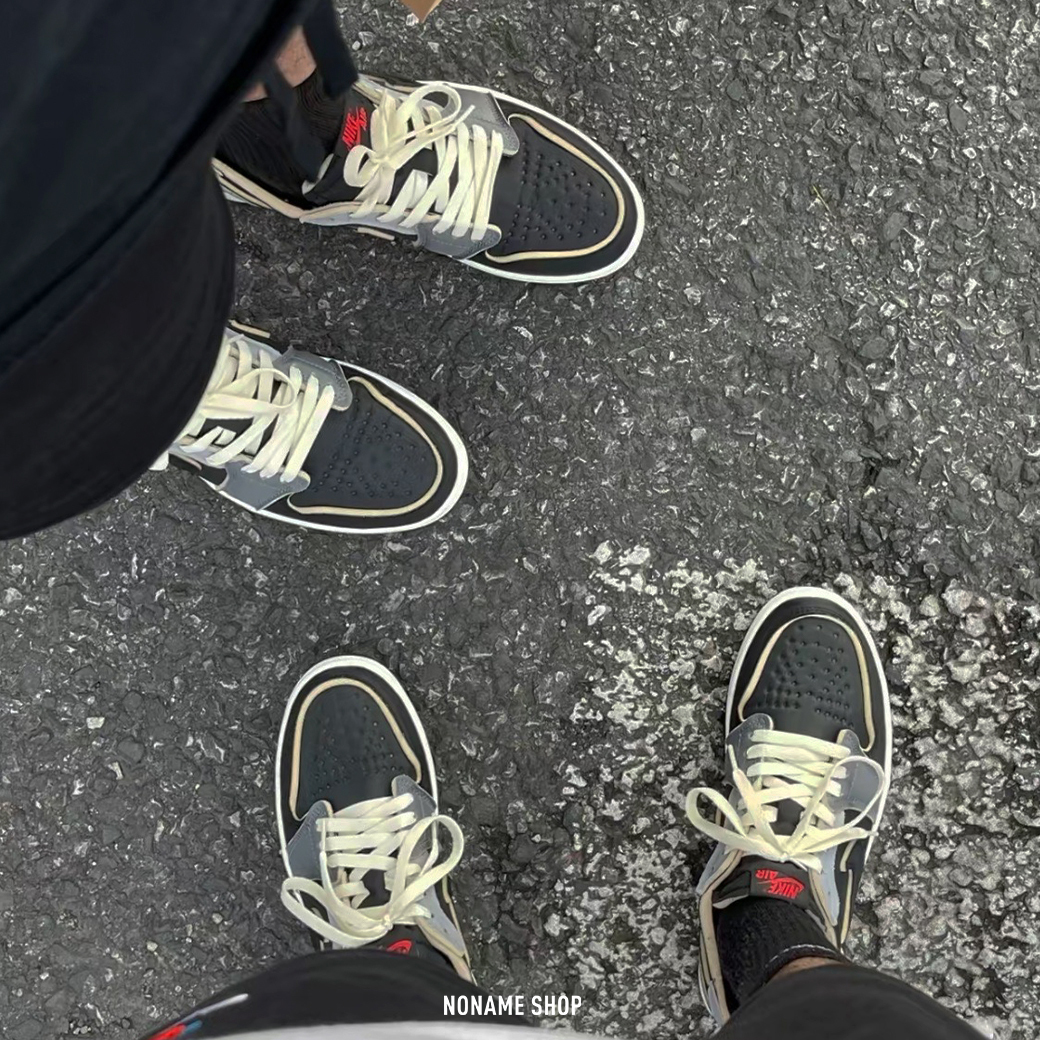 NIKE AIR JORDAN 1 Low OG EX 低筒 黑煙灰