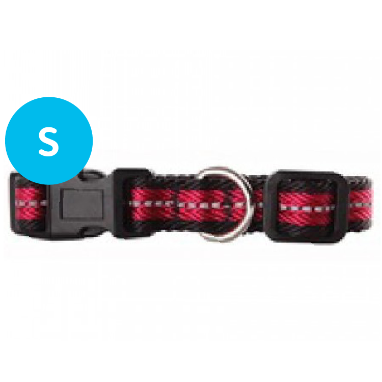 Pawise丨反光頸帶-紅色 (S) (NO.13241)