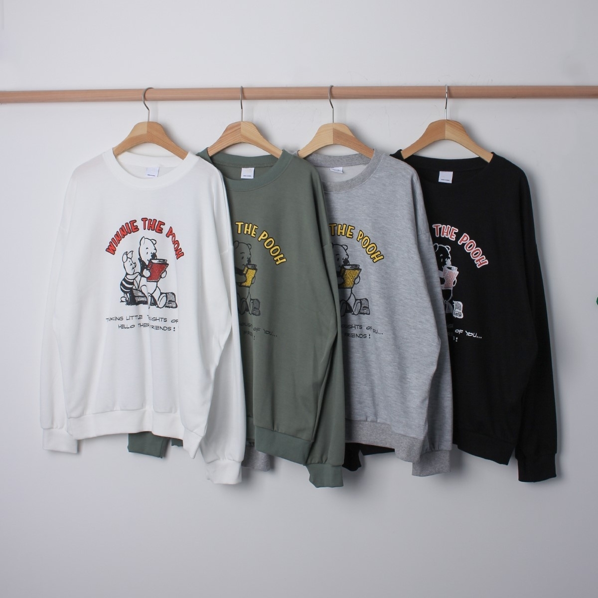 【現貨】韓國製維尼看書 秋冬Free Size大學ㄒ