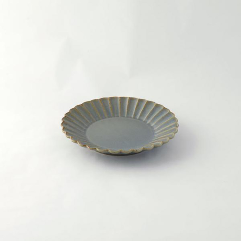 Barbarie Round 15cm Plate Grey | studio m'