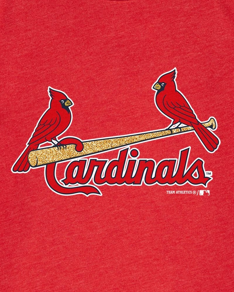 【預購】美國Carter's MLB聯名上衣 - 聖路易紅雀 (Glitter)