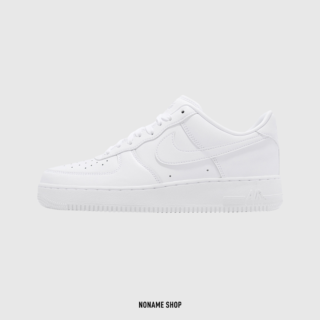 💥出清特價💥 NIKE AIR FORCE 1 Fresh AF1 鋼印 全白 (男款)