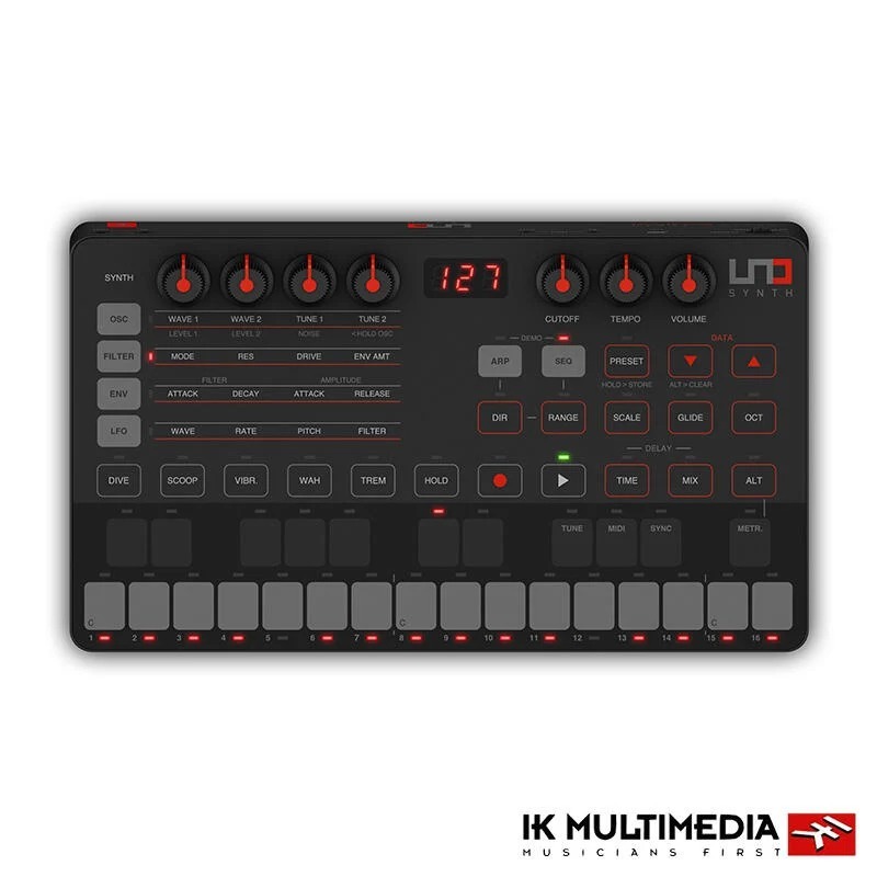 IK Multimedia UNO Synth 類比 合成器 觸控面板