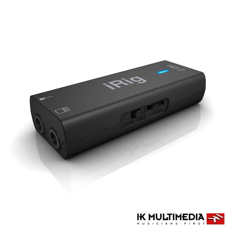 Amazon.com: IK Multimedia iRig HD 2 guitar audio interface for iPhone,  iPad, Mac, iOS and PC with USB-C, Lightning and USB cables and 24-bit, 96  kHz 