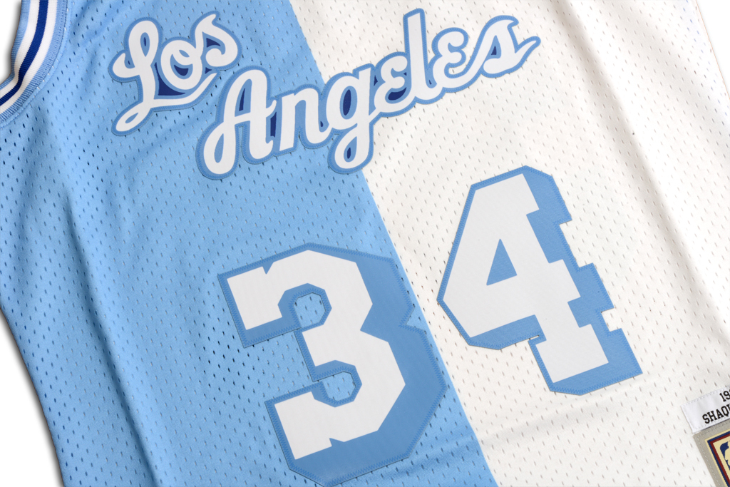 Mitchell & Ness 洛杉磯湖人隊 Shaquille O'neal Split 復刻 Swingman 球衣