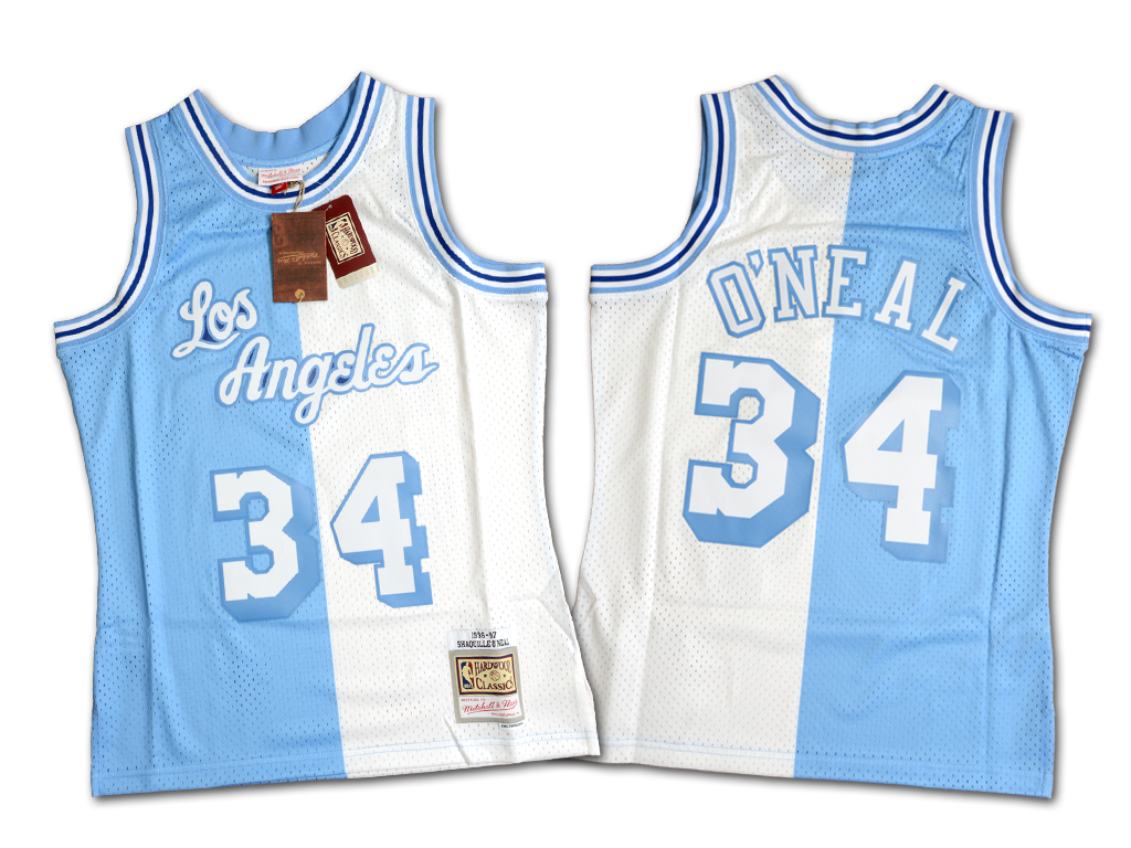 Mitchell & Ness 洛杉磯湖人隊 Shaquille O'neal Split 復刻 Swingman 球衣
