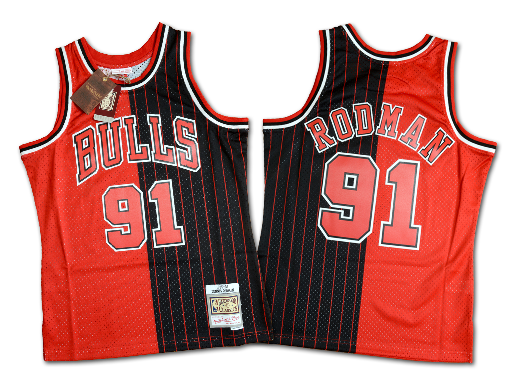 Mitchell & Ness 芝加哥公牛隊 Dennis Rodman Split 復刻 Swingman 球衣